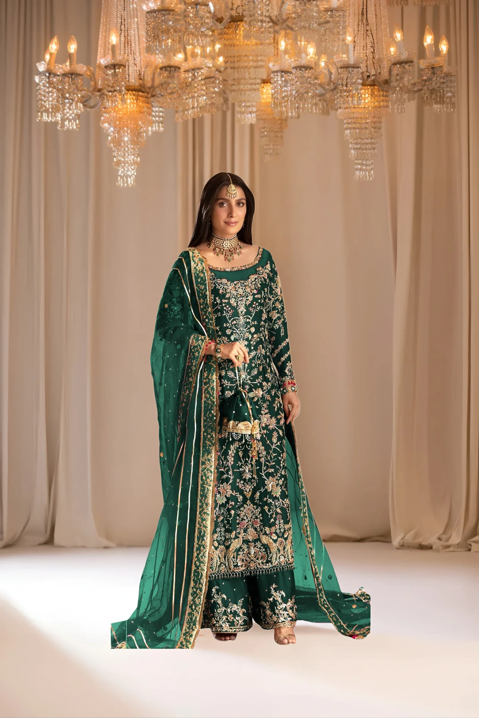 luxury heavy embroidered 2pc suit ✨ (shirt + dupatta) (dz#490) luxury heavy embroidered 2pc suit ✨ (shirt + dupatta) (dz#490)