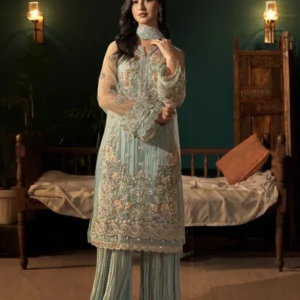 heavy embroidered formal suit (2pc) (dz#500)