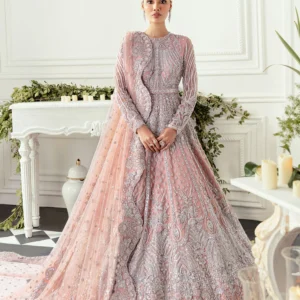 heavy embroidered 2pc maxi (maxi + dupatta) (dz#525)