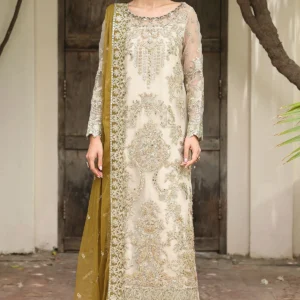 luxury heavy embroidered suit ✨ (shirt + dupatta) (dz#532)