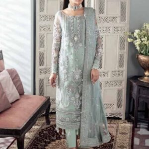 luxury embroidered shirt & dupatta set (dz#273)
